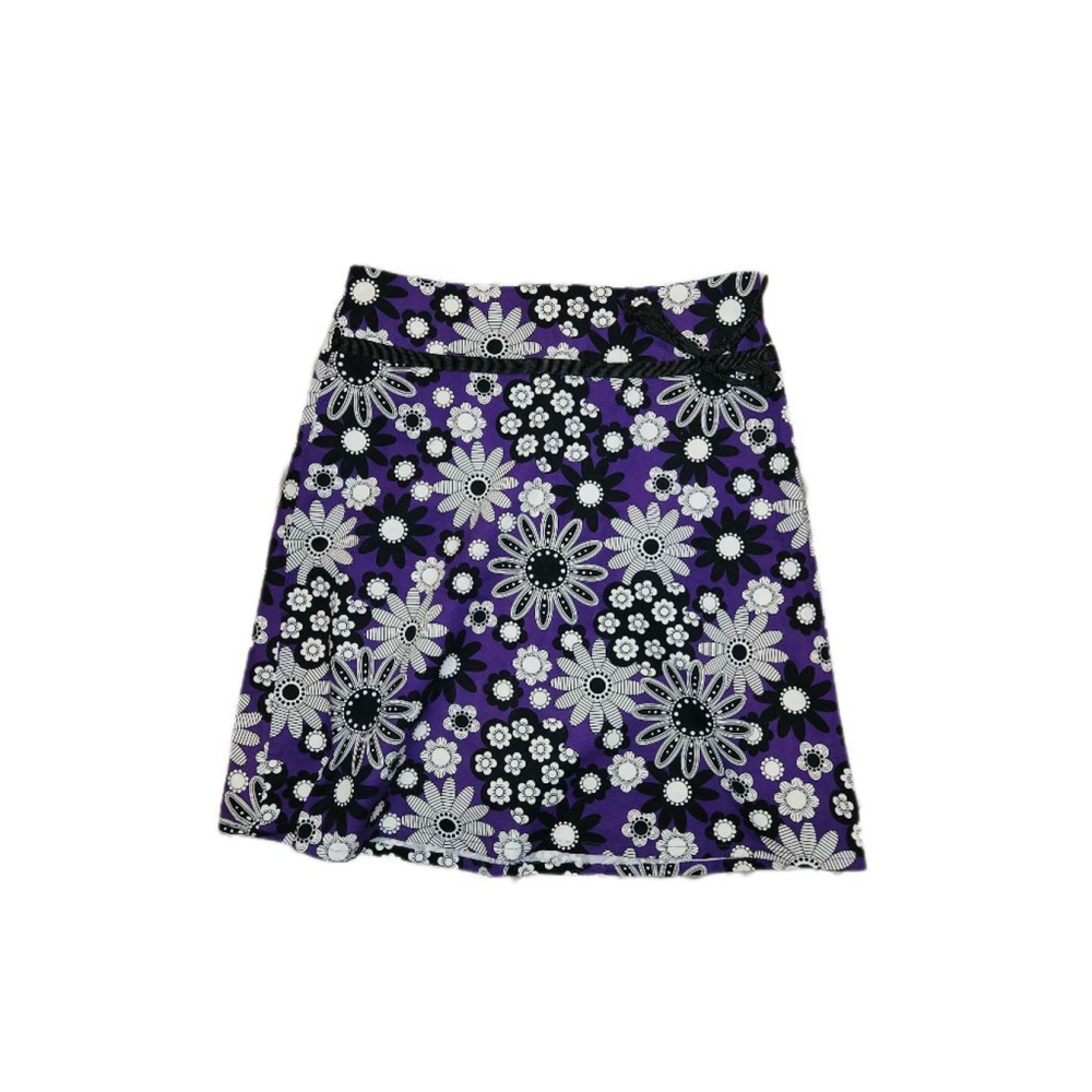 Mikk Couture | Floral | Skirt | Women | Purple | Size Medium